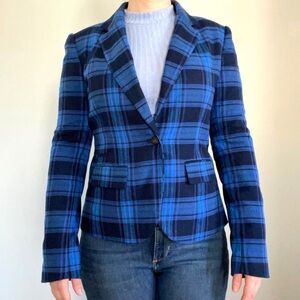 Blue Plaid Merona Blazer